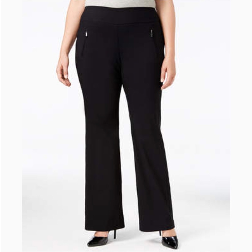 INC Wide Leg Side Zip Pant w Tags